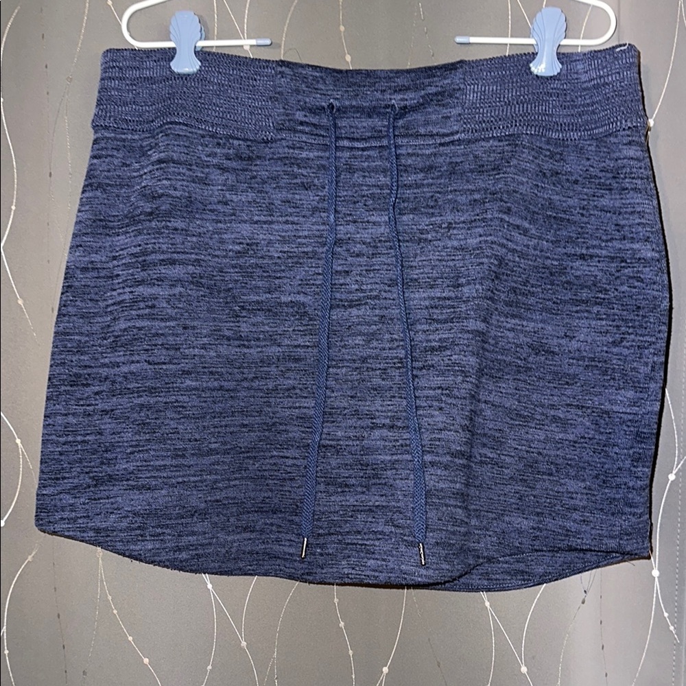 👙Zobha Women’s XL Elegant Navy Pencil Mini Skirt with Shorts Underneath